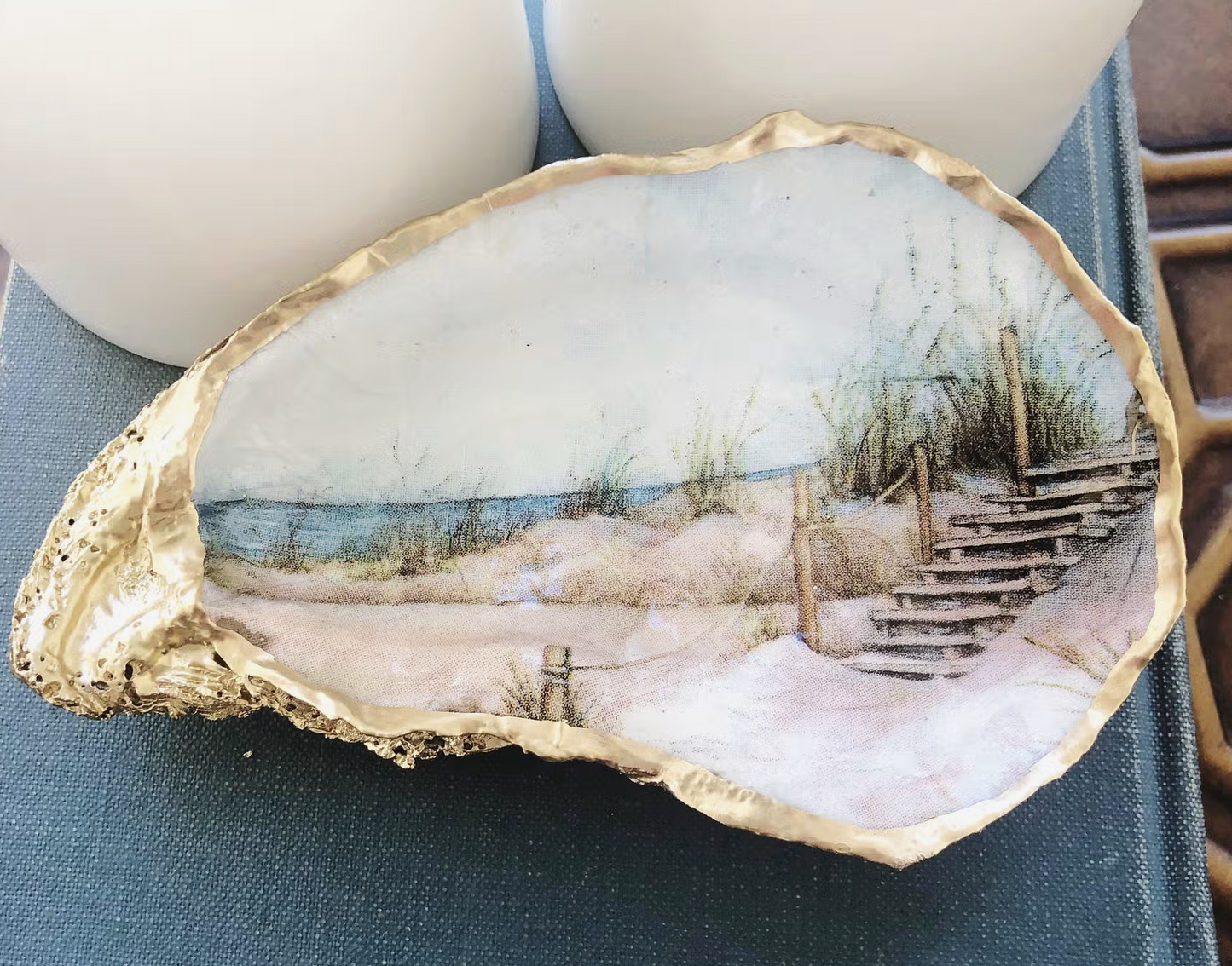 Oyster Shell Ring Dishes